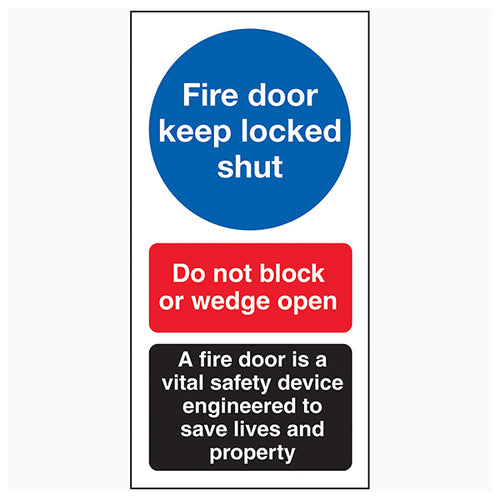 Fire Door Safety Sign Mandatory Compliant For Buildings