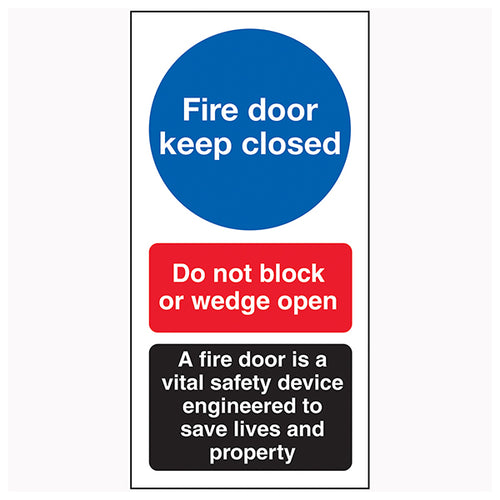Fire Door Keep Closed Safety Sign For Buildings Compliant