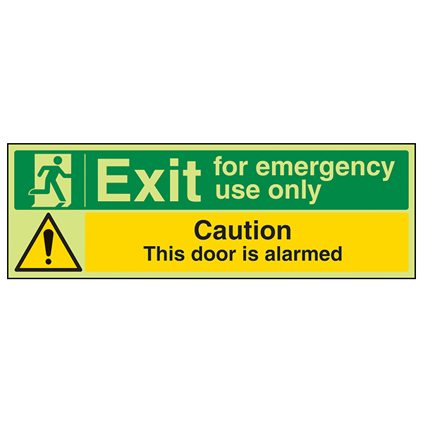 GITD Emergency Exit Safety Sign Workplace Compliant ISO7010