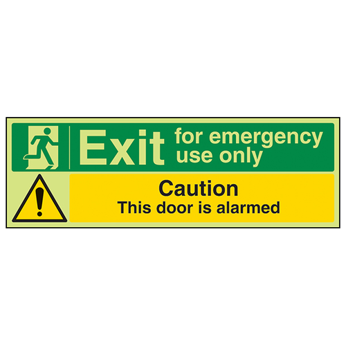 GITD Emergency Exit Safety Sign Workplace Compliant ISO7010