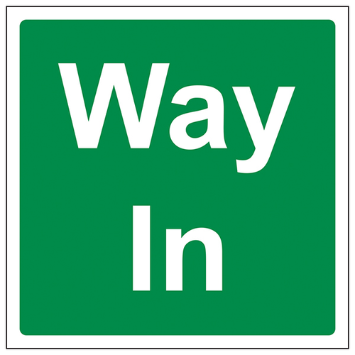 Way In Safety Sign Compliant Emergency Door Guide Workplace