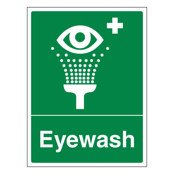 Eyewash Safety Sign Emergency Compliant For Workplace