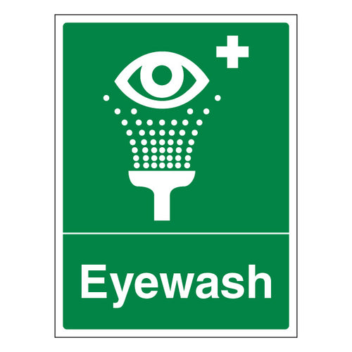 Eyewash Safety Sign Emergency Compliant For Workplace