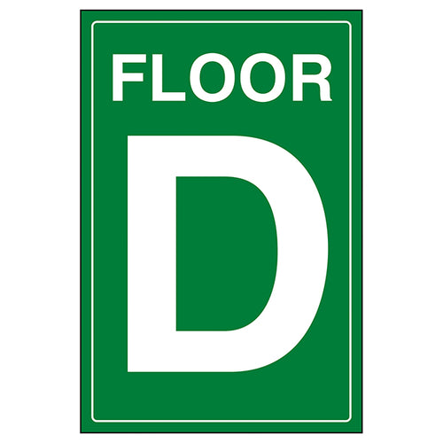 Floor D Safety Sign Clear Navigation Durable For Staff