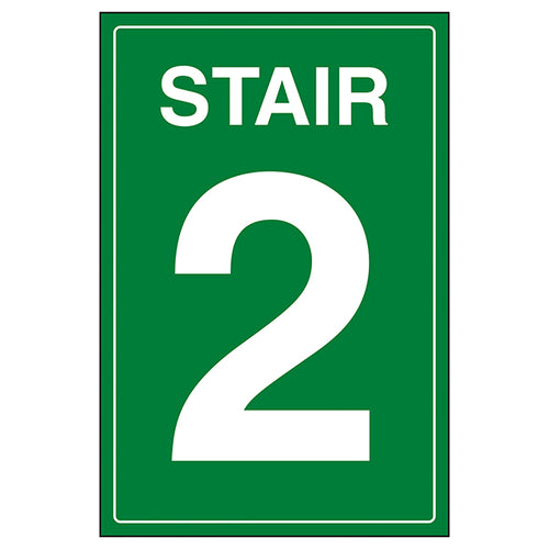 Stairway Safety Sign Clear Directional For Workplace