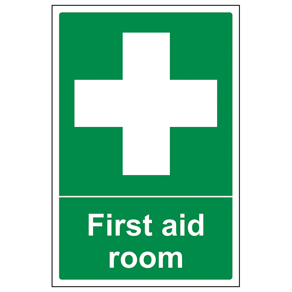 First Aid Room Safety Sign EN ISO 7010 For Schools Clear