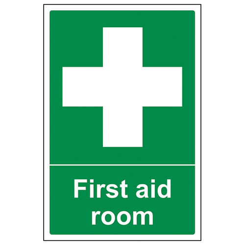 First Aid Room Safety Sign EN ISO 7010 For Schools Clear