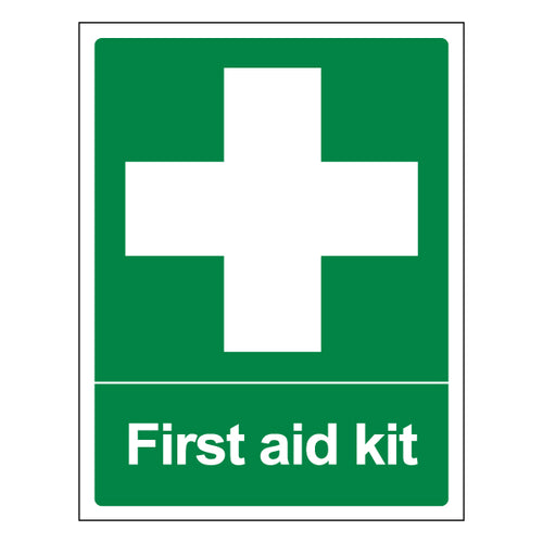 First Aid Kit Safety Sign High Visibility For Schools