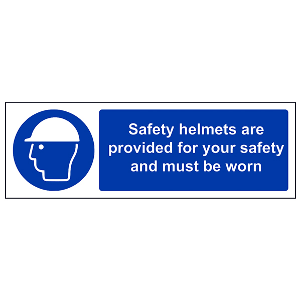 Safety Helmets Safety Sign Low Ceiling Warning For Workers