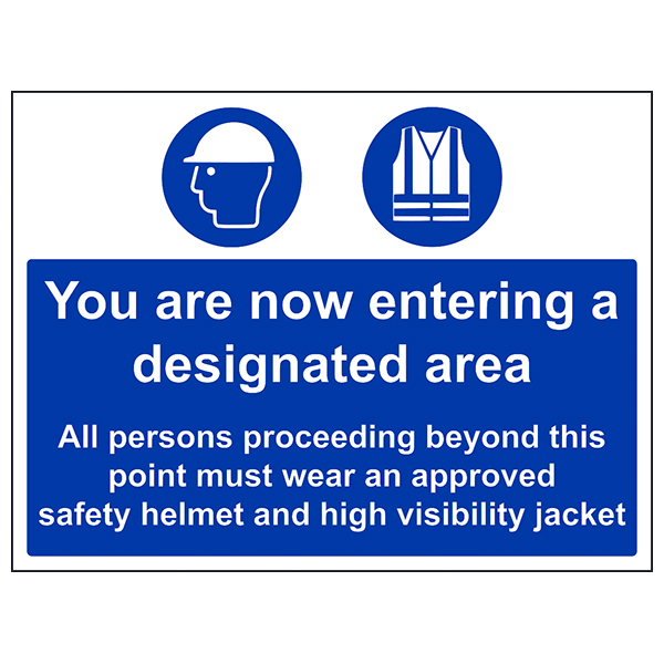 Demolition Safety Sign High Visibility For Construction