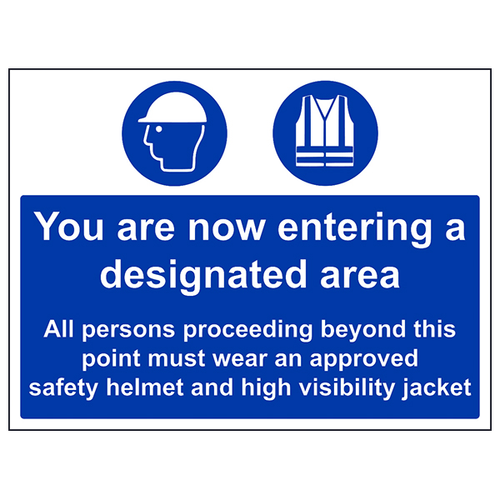 Demolition Safety Sign High Visibility For Construction