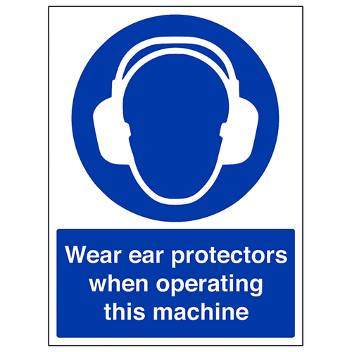 Ear Protection Safety Sign Essential Compliant For Staff