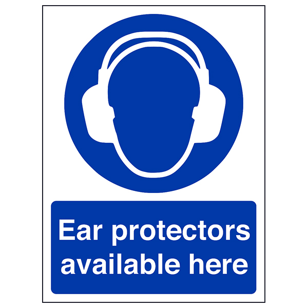 Ear Protection Safety Sign Hearing Safety For Workers