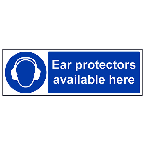 Essential Ear Protection Safety Sign Durable Work Staff
