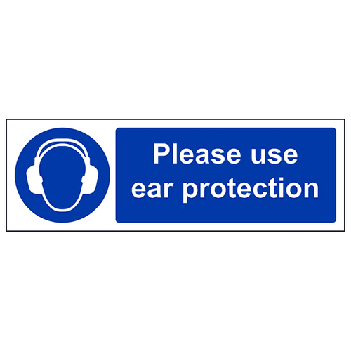 Use Ear Protectors Safety Sign Essential For Workplace