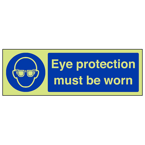 GITD Eye Protection Safety Sign For Workplace Safety
