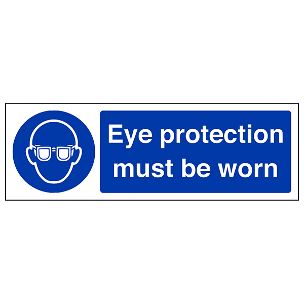 Eye Protection Safety Sign Essential For Workplace Staff