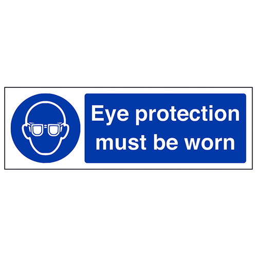 Eye Protection Safety Sign Essential For Workplace Staff