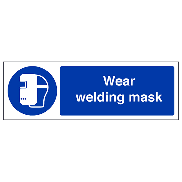 Welding Mask Safety Sign Essential Compliance For Workplace
