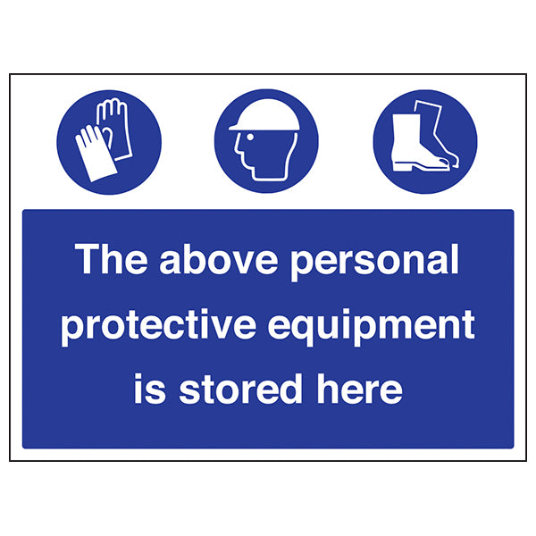 PPE Storage Safety Sign Essential Clear Location For Staff