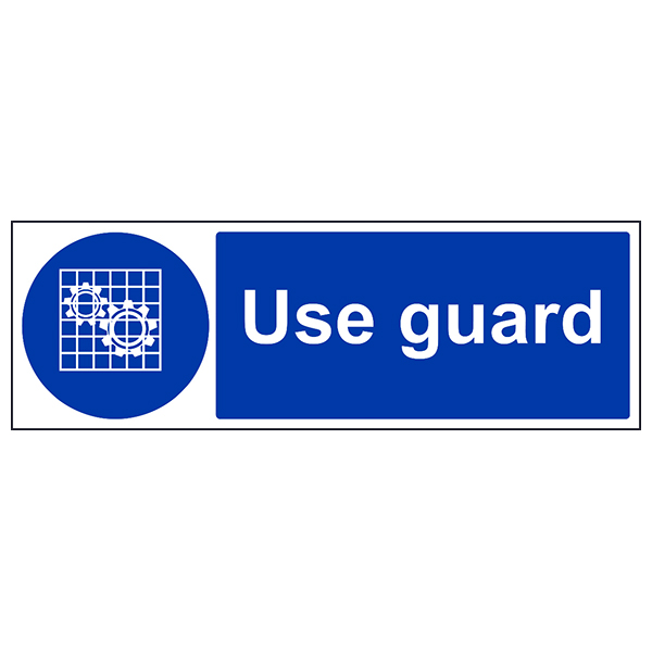 Use Guard Safety Sign Landscape Essential For Workers