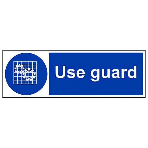 Use Guard Safety Sign Landscape Essential For Workers