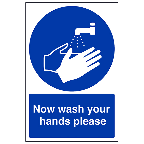Wash Your Hands Safety Sign Hygiene Reminder For Staff