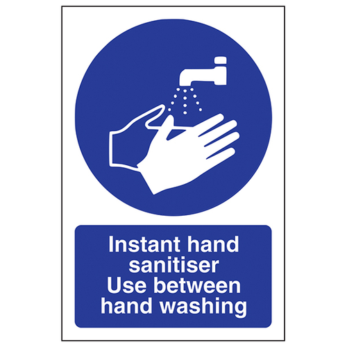 Hand Sanitiser Use Safety Sign Essential Workplace Notice