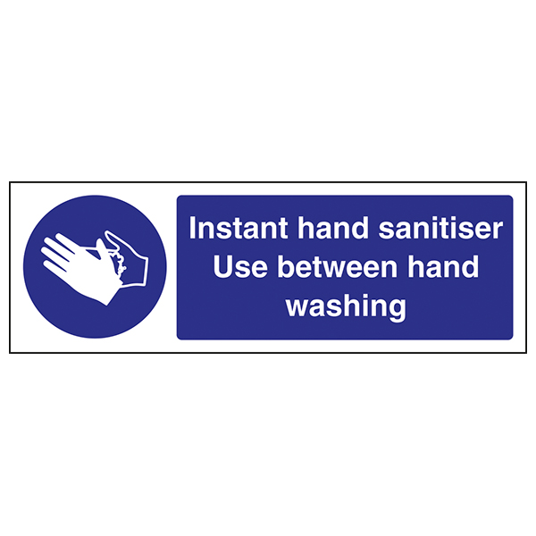 Instant Hand Sanitiser Safety Sign Hygiene Workplace