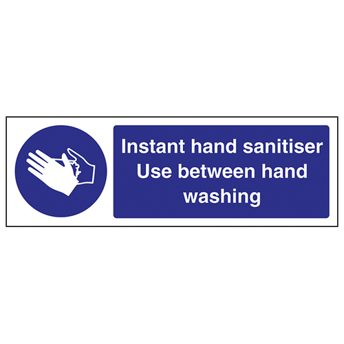 Instant Hand Sanitiser Safety Sign Hygiene Workplace
