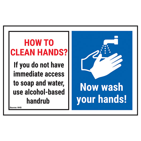 Hand Washing Safety Sign Essential Reminder For Workplace