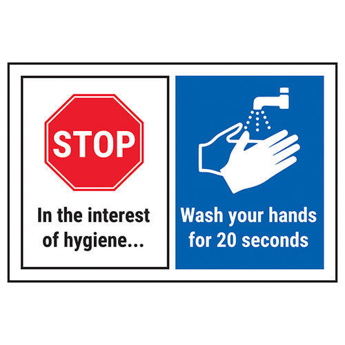 Wash Your Hands Safety Sign Prevent Illness For Staff