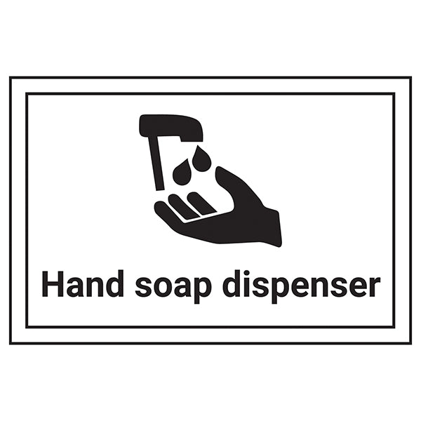 Hand Soap Dispenser Safety Sign Essential Workplace Hygiene