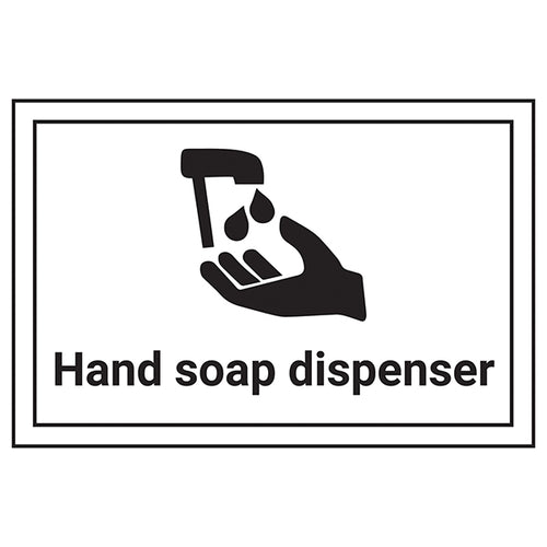 Hand Soap Dispenser Safety Sign Essential Workplace Hygiene