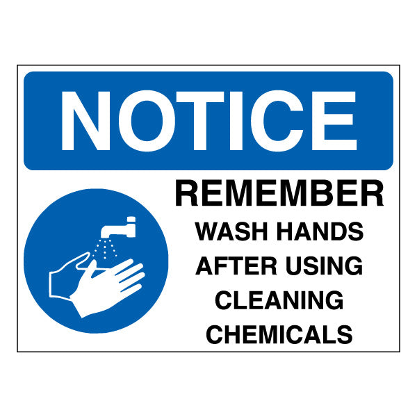 Hand Wash Safety Sign Essential Hygiene For Staff Workplace
