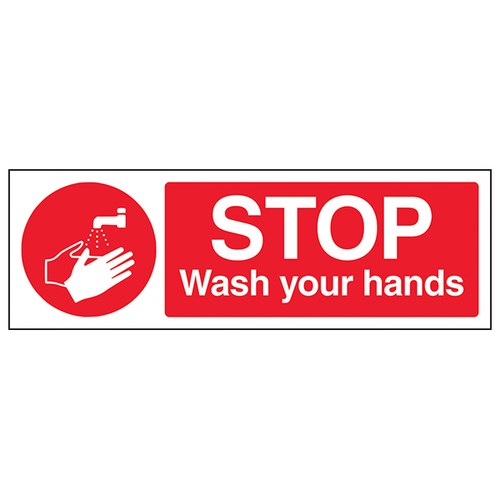Wash Your Hands Safety Sign Compliant For Kitchen Staff