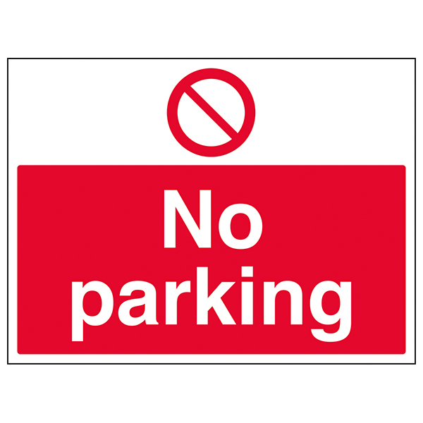 No Parking Safety Sign Large Landscape Childcare Compliant