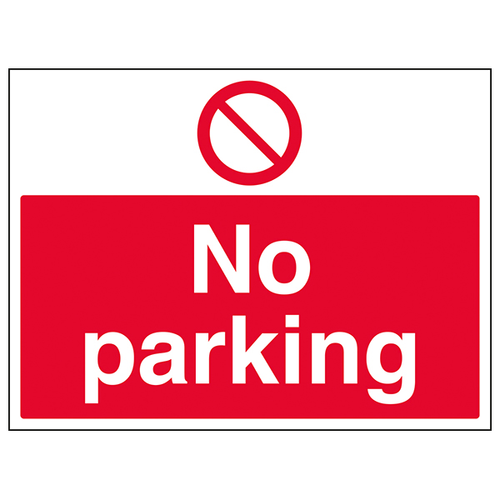 No Parking Safety Sign Large Landscape Childcare Compliant