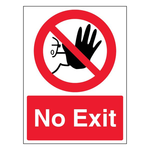 Halt No Exit Safety Sign Essential Workplace Compliance