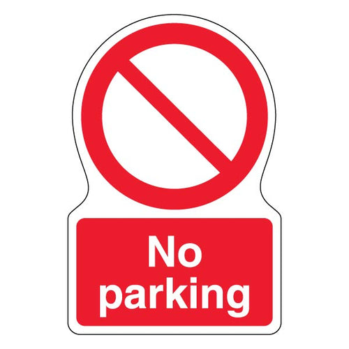 No Parking Safety Sign High Visibility For Site Managers
