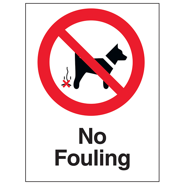 No Fouling Safety Sign Durable EN ISO 7010 For Worksites