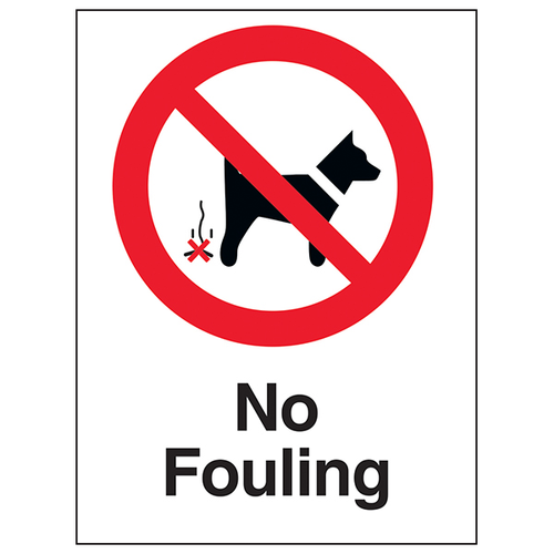 No Fouling Safety Sign Durable EN ISO 7010 For Worksites