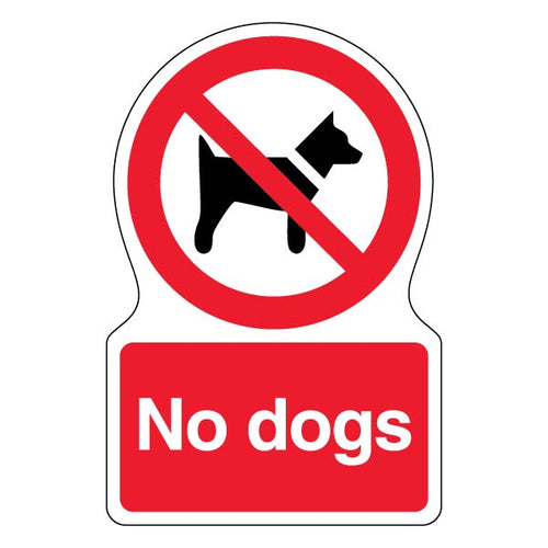No Dogs Safety Sign Impactful Design For Site Managers