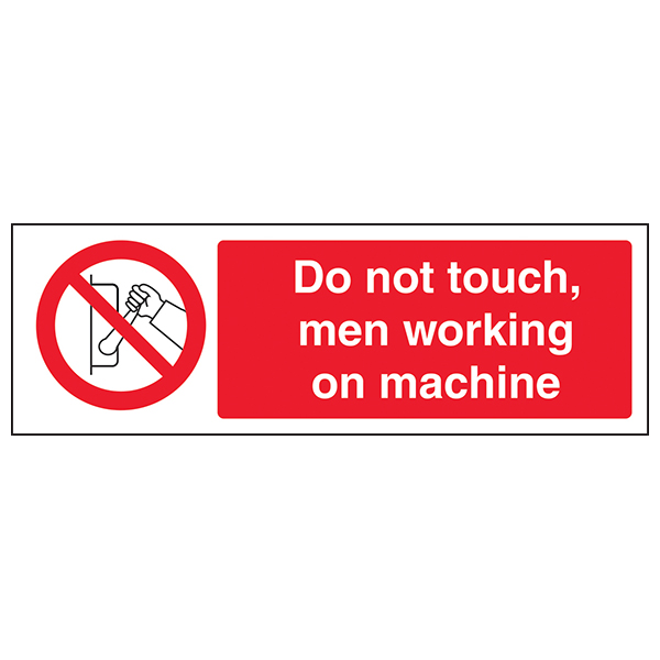Do Not Touch Safety Sign Durable Machine Warning For Sites