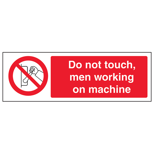 Do Not Touch Safety Sign Durable Machine Warning For Sites