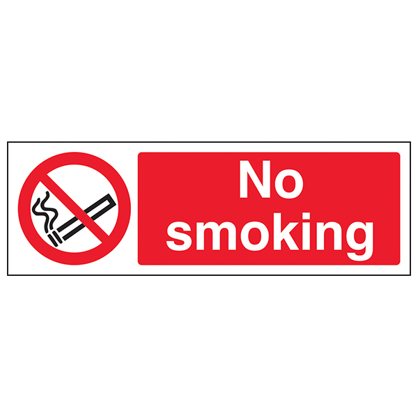 No Smoking Safety Sign Compliant For UK Businesses Durable