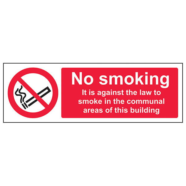 No Smoking Safety Sign Compliant EN ISO 7010 UK Business