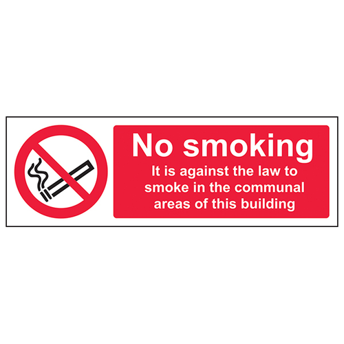 No Smoking Safety Sign Compliant EN ISO 7010 UK Business