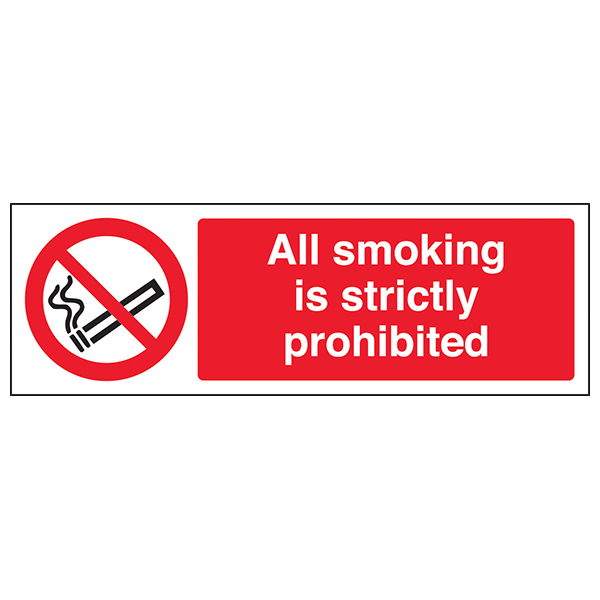 No Smoking Safety Sign EN ISO7010 Compliant For UK Business