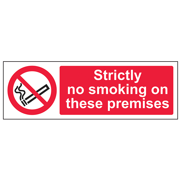 No Smoking Safety Sign Compliant EN ISO For UK Businesses